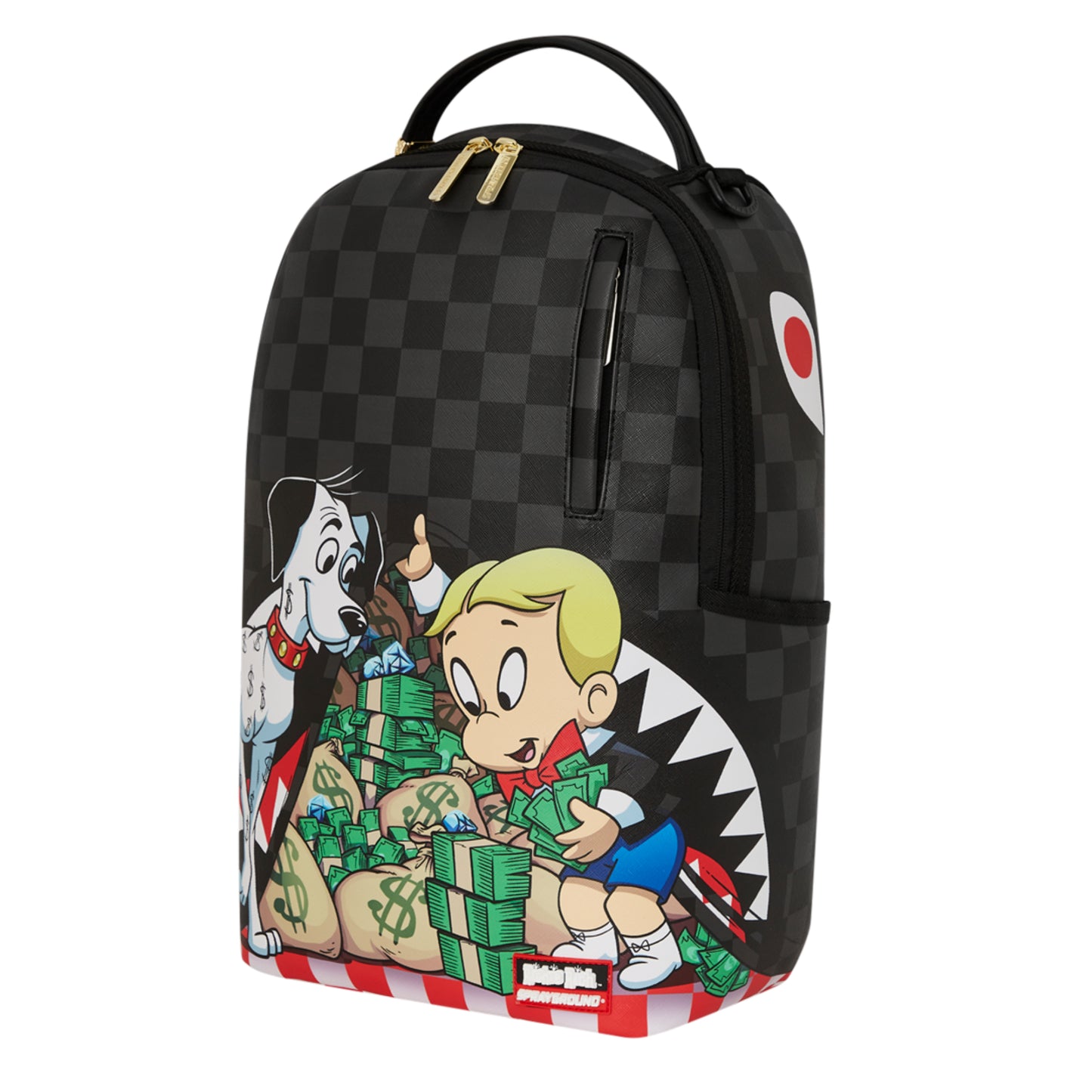 SPRAYGROUND RICHIE RICH AND DOG MONEY REVEAL DLXSV BACKPACK