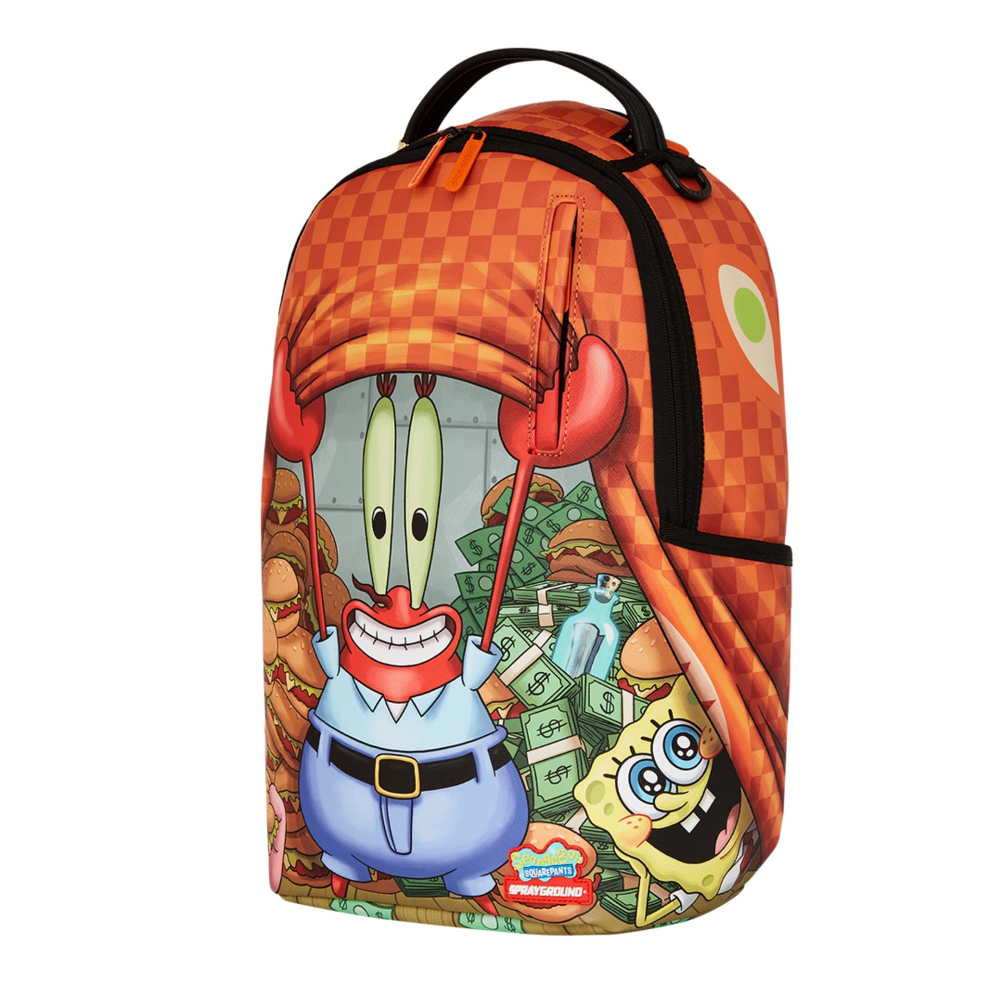 SPRAYGROUND SPONGEBOB MONEY UP FOR KRABS DLXSV BACKPACK