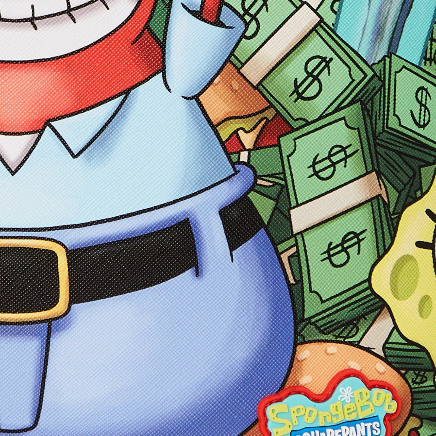 SPRAYGROUND SPONGEBOB MONEY UP FOR KRABS DLXSV BACKPACK