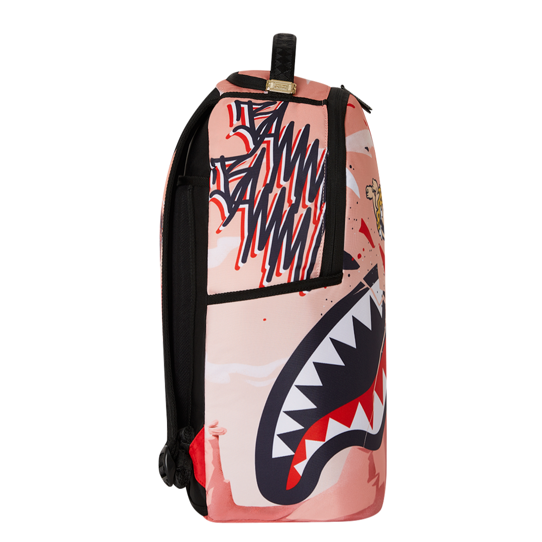 SPRAYGROUND FLINSTONES BAMM BAMM DESTROYING SHARK DLXR BACKPACK