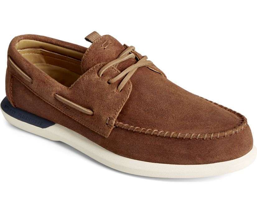 Sperry Men's Gold Cup Authentic Original PLUSHWAVE 2.0 Boat Shoe STS24025 Tan