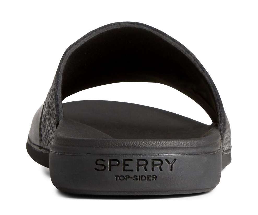Sperry Men's Dock PLUSHWAVE Slide Sandal STS24138 Black