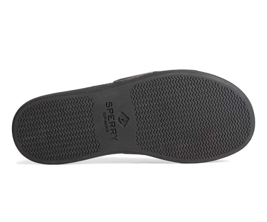 Sperry Men's Dock PLUSHWAVE Slide Sandal STS24138 Black