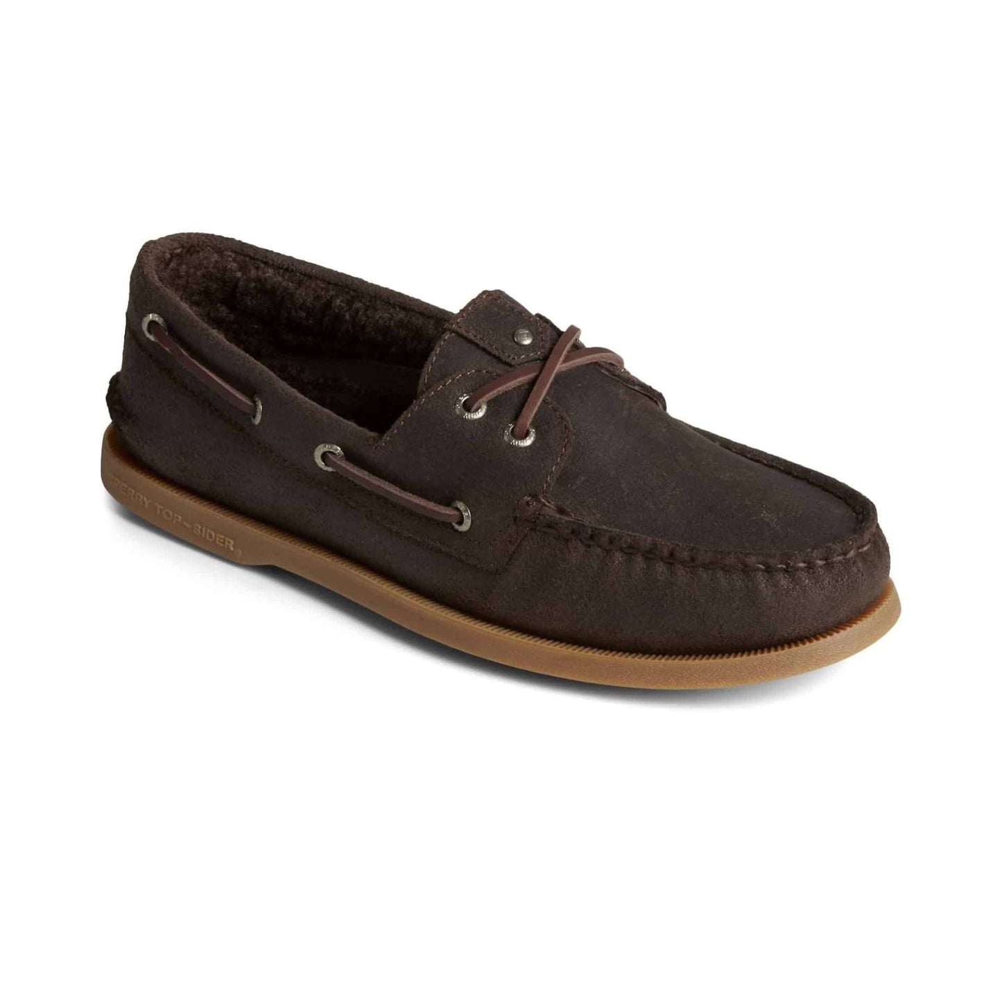 Sperry Men's Authentic Original Shearling Wool Boat Shoe - JAVA