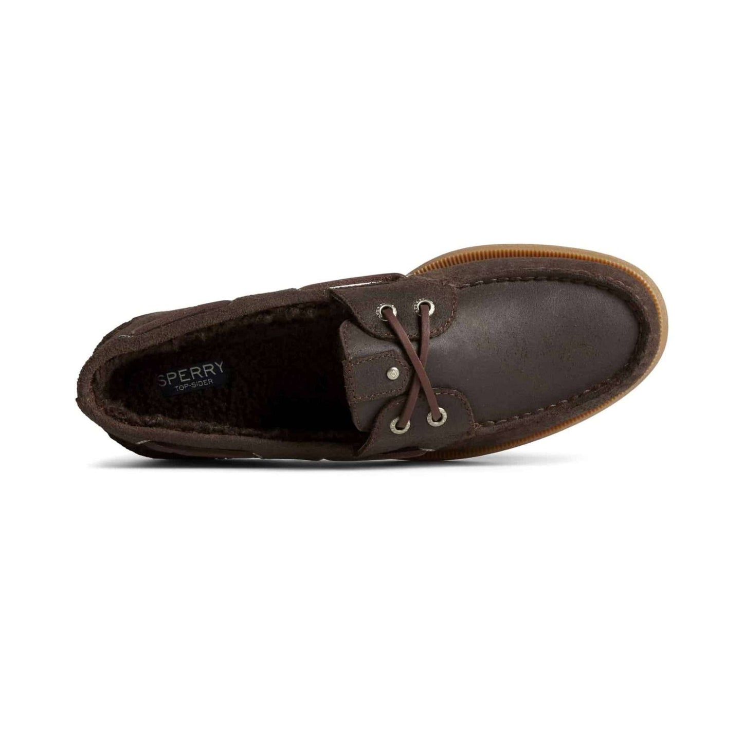 Sperry Men's Authentic Original Shearling Wool Boat Shoe - JAVA