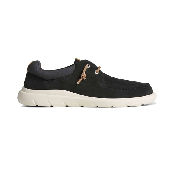 Sperry Men's Captain's Moc Suede Slip On - Black
