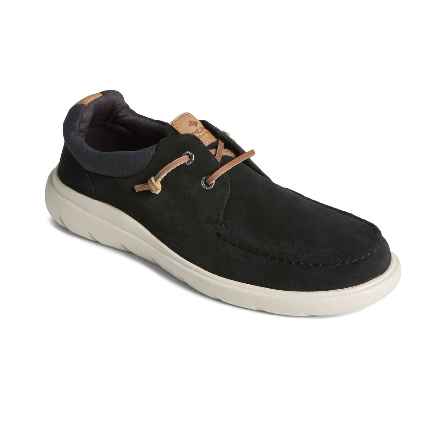 Sperry Men's Captain's Moc Suede Slip On - Black