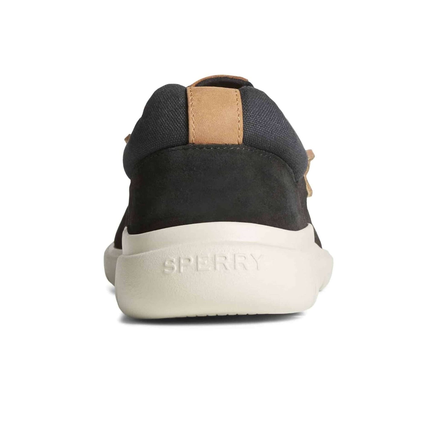 Sperry Men's Captain's Moc Suede Slip On - Black
