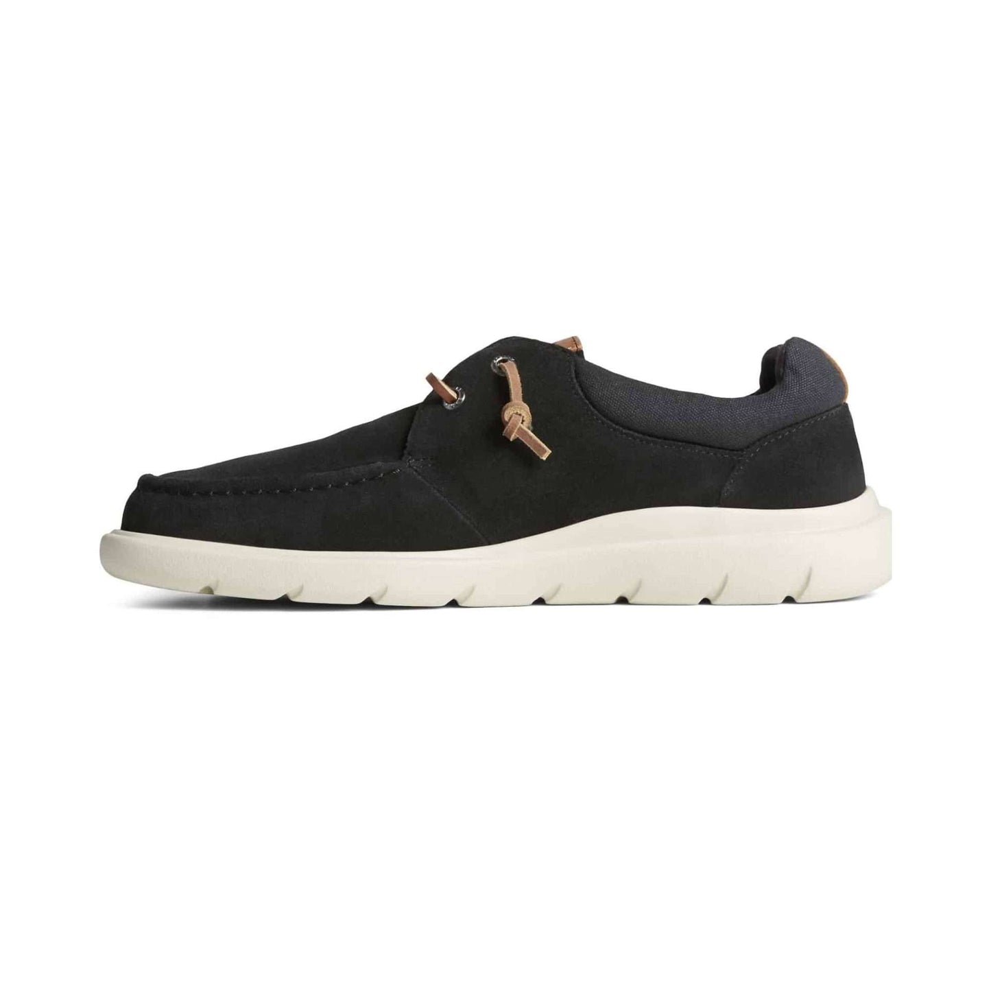 Sperry Men's Captain's Moc Suede Slip On - Black