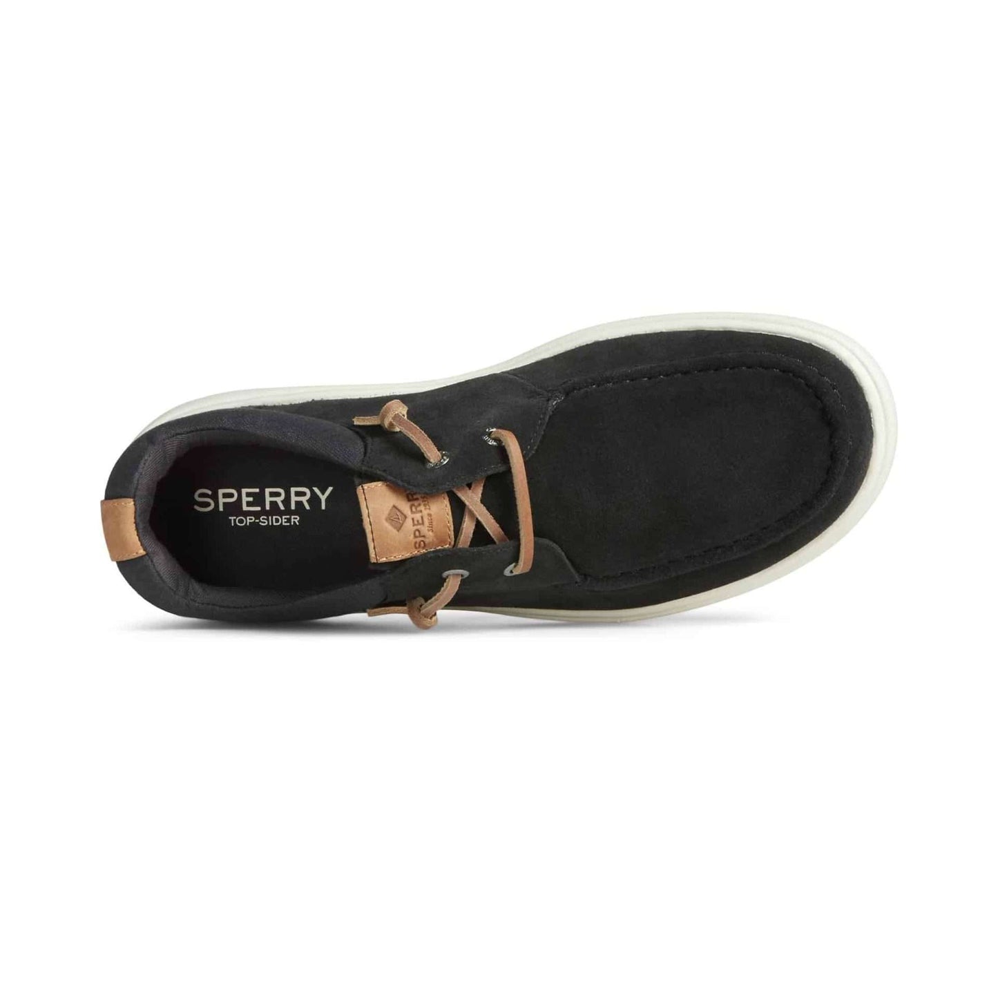 Sperry Men's Captain's Moc Suede Slip On - Black