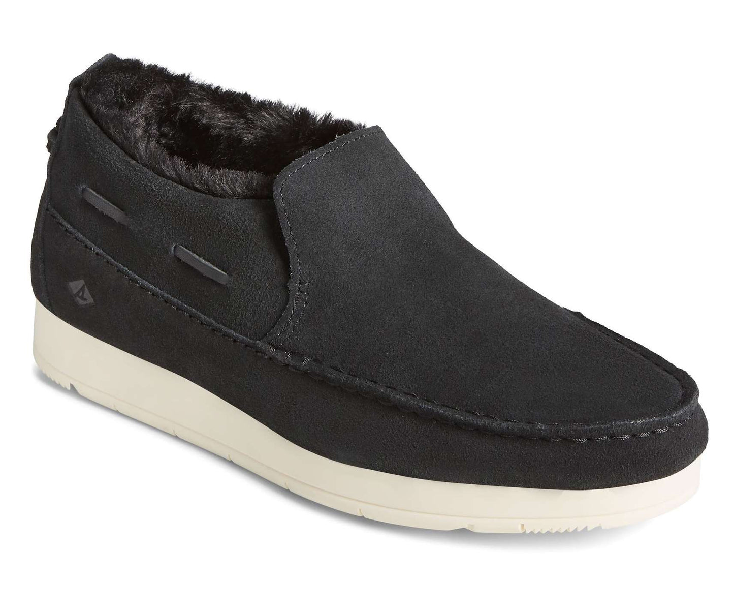 Sperry Women's Moc-Sider Suede Slip On STS86937 Tan