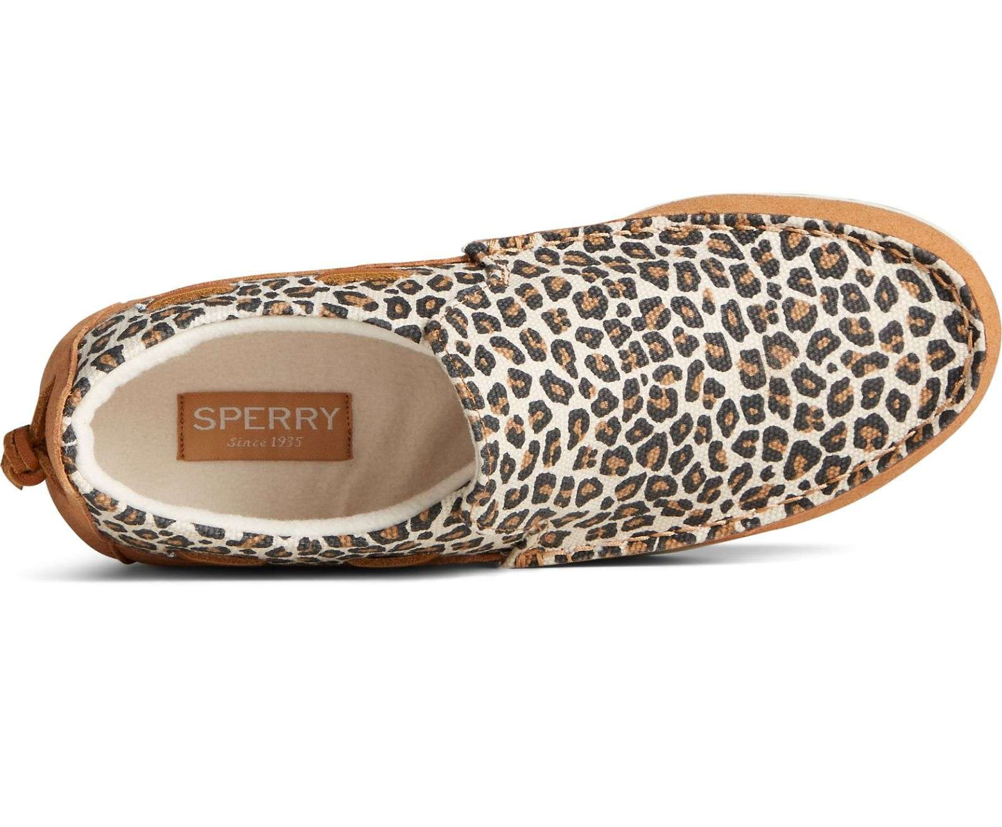 Sperry Women's Moc-Sider Cheetah Slip On STS87052