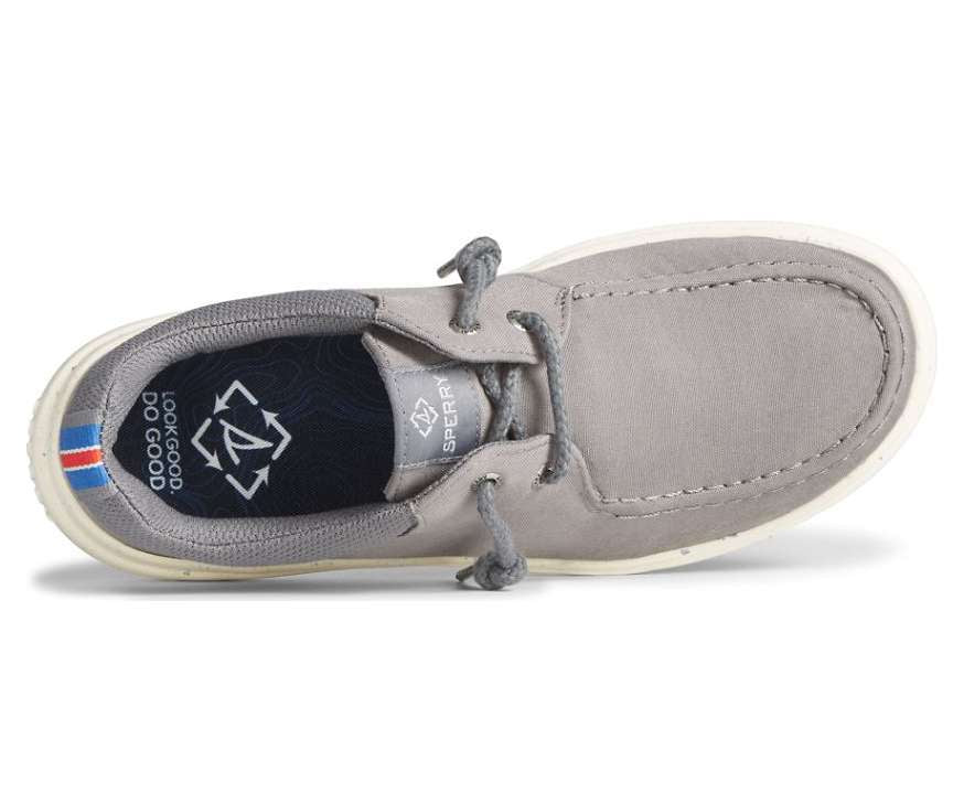 Sperry Men's SeaCycled Captain's Moc Slip On Shoes STS24090 Grey