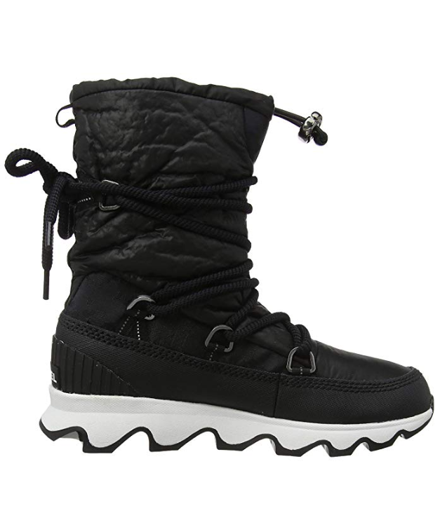 Sorel Women's Kinetic lace Boot (Camo-Black/White)