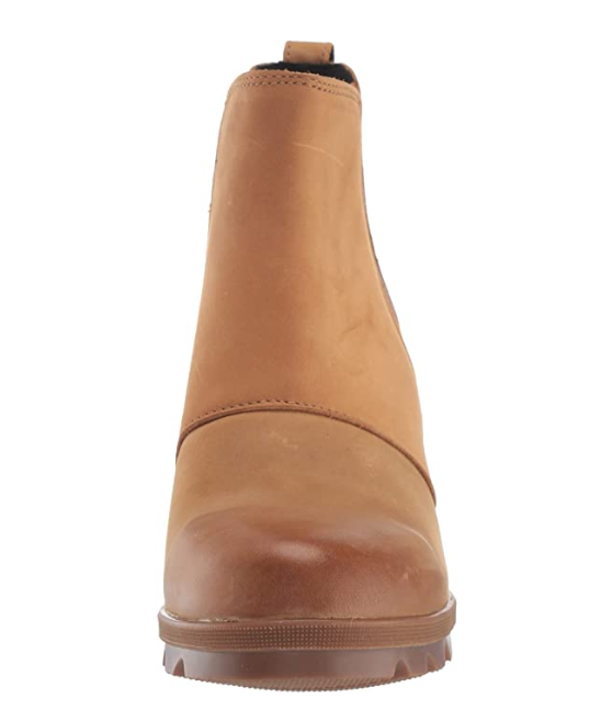 Sorel Women's Joan of Arctic Wedge ll Chelsea Boots (Camel Brown)