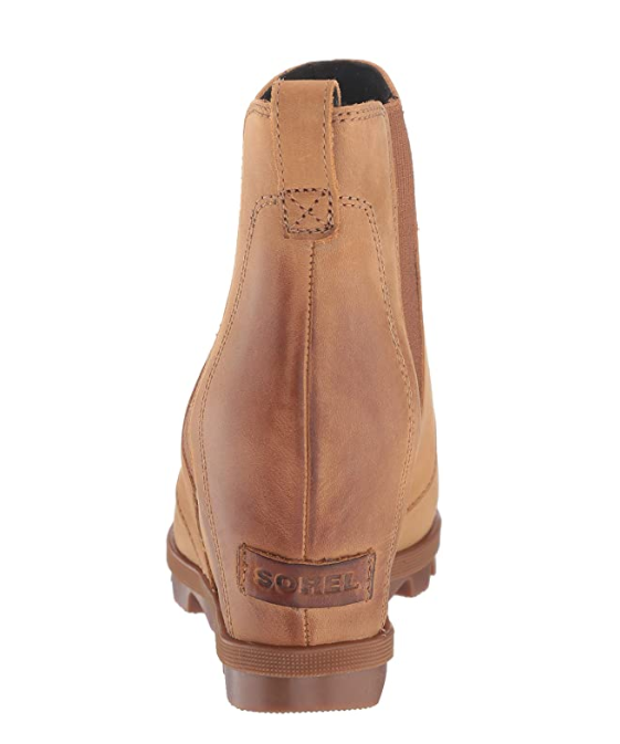 Sorel Women's Joan of Arctic Wedge ll Chelsea Boots (Camel Brown)