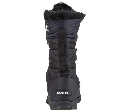 Sorel Women's Whitney Tall Lace Snow Boot (Black/Sea Salt)