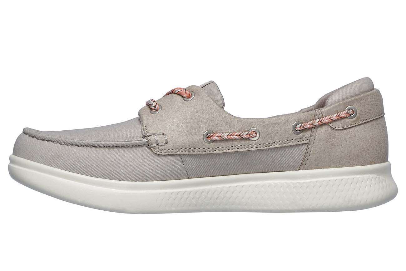 Skechers Women's Glide Ultra-Playa Boat Shoe #16110 Natural