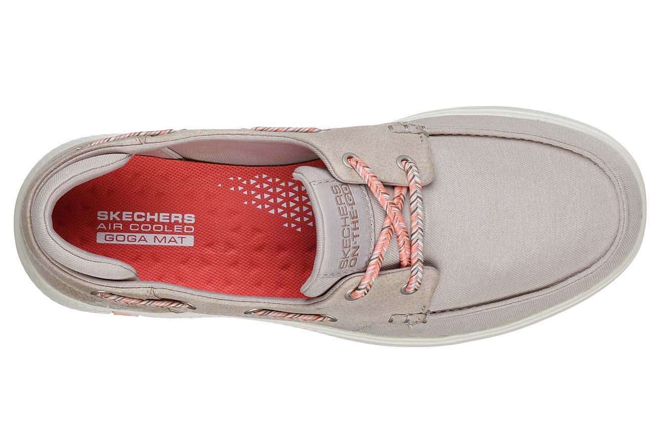 Skechers Women's Glide Ultra-Playa Boat Shoe #16110 Natural