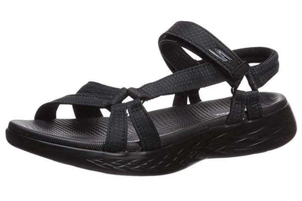 Skechers Women's On-The-go 600-Brilliancy Sport Sandal #15316 Black