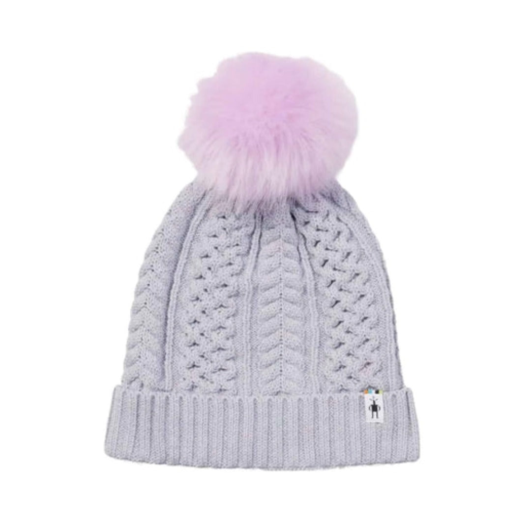 Smartwool Women's Lodge Girl Beanie - Purple Eclipse Heather