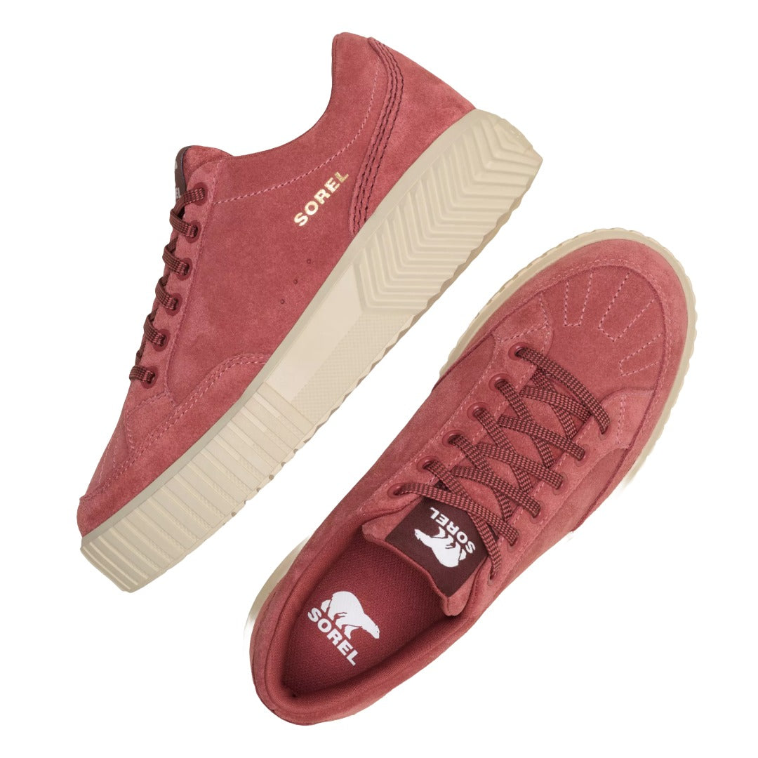 SOREL WOMEN'S ONA AVE LOW SNEAKER - Rose Dust, Honey White