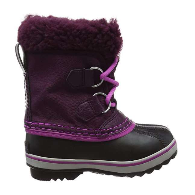 Sorel Little Kids Yoot Pac Nylon Boot (Purple Dahlia/Foxglove)