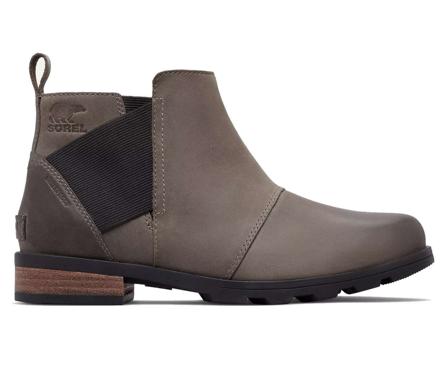 Sorel Women's Emelie Chelsea Boot - Quarry/Black