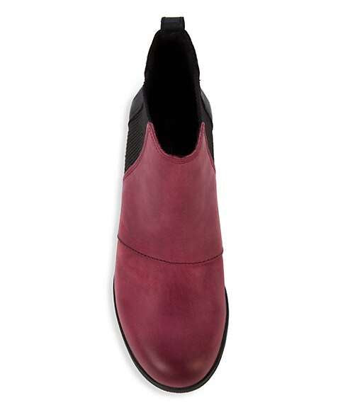 Sorel Women's Joan of Arctic Wedge ll Chelsea Boots (Rich Wine)