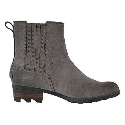Sorel Women's Lolla Chelsea Boots (Quarry/Black Suede)