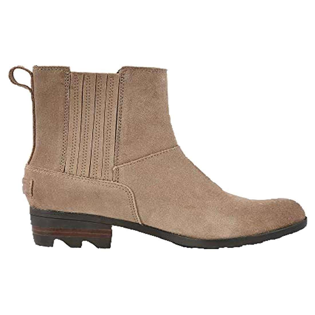 Sorel Women's Lolla Chelsea Boots (Ash Brown/Buffalo Suede)