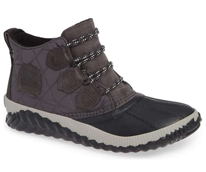 Sorel Women's Out'N About Plus Camo Boot (Dark Grey/Black)