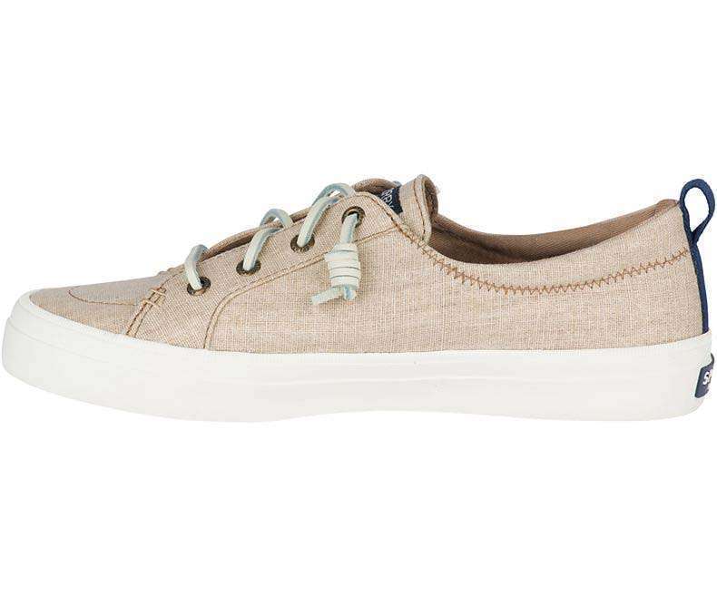 Sperry Women's Crest Vibe Washed Linen Sneaker #STS83179