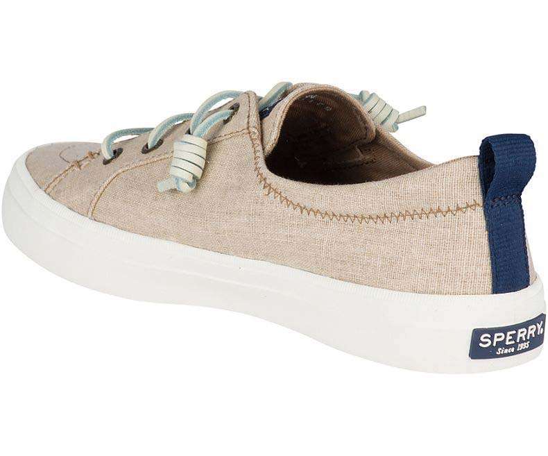 Sperry Women's Crest Vibe Washed Linen Sneaker #STS83179