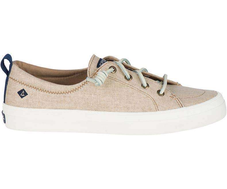 Sperry Women's Crest Vibe Washed Linen Sneaker #STS83179