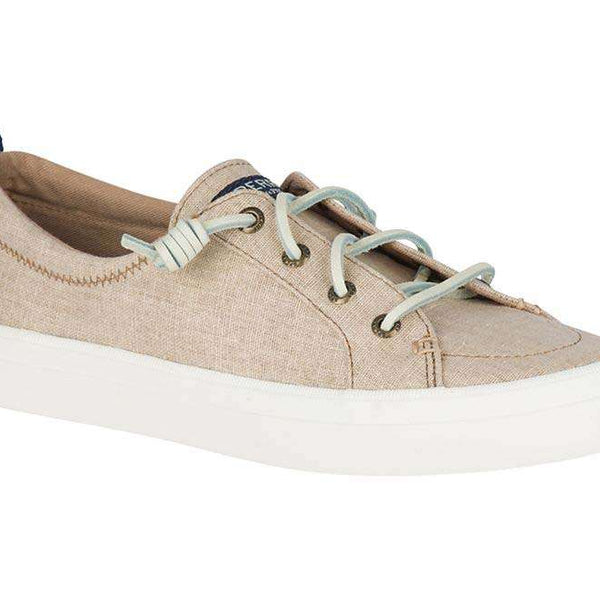 Sperry Women's Crest Vibe Washed Linen Sneaker #STS83179