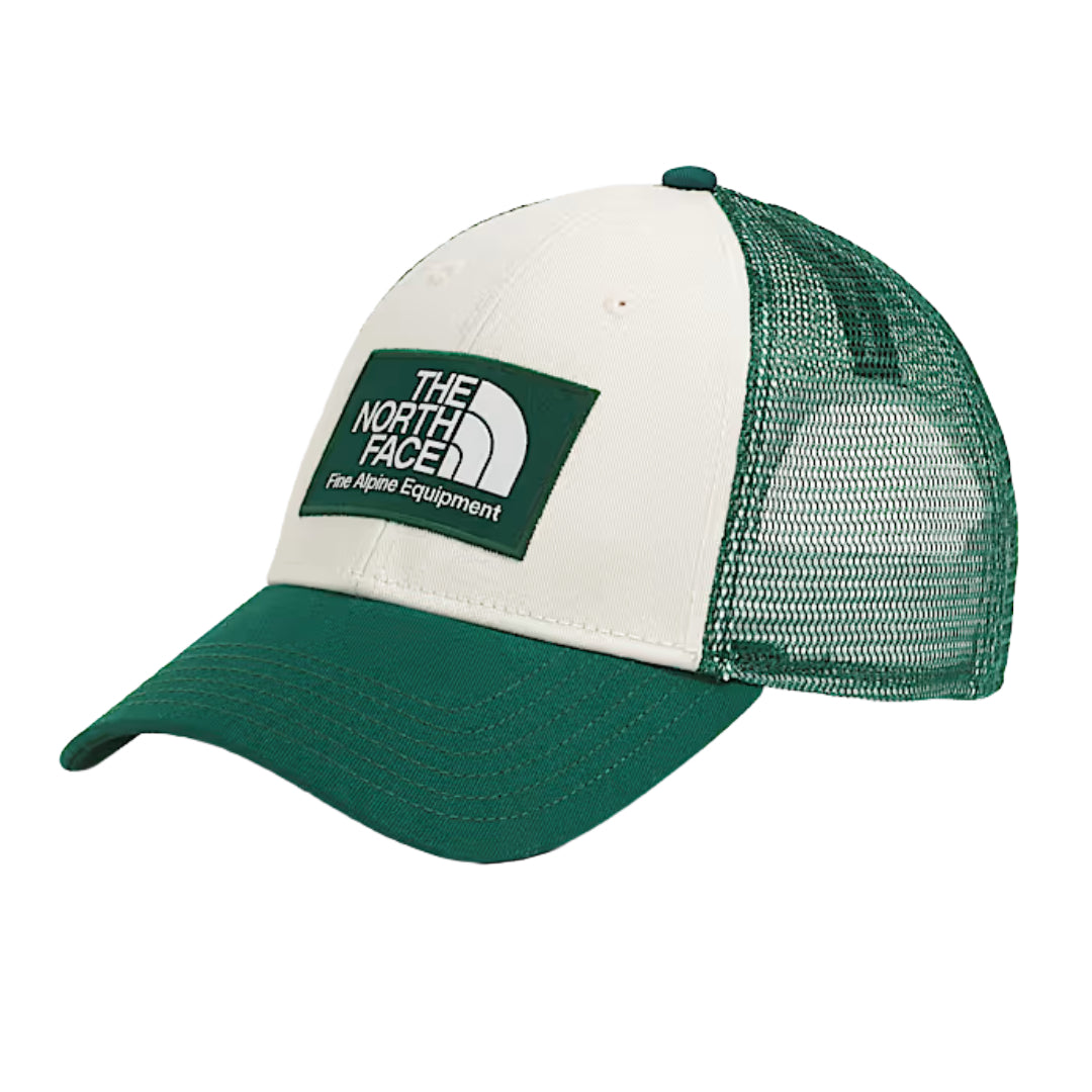 THE NORTH FACE MUDDER TRUCKER HAT- Hunter Green/White Dune