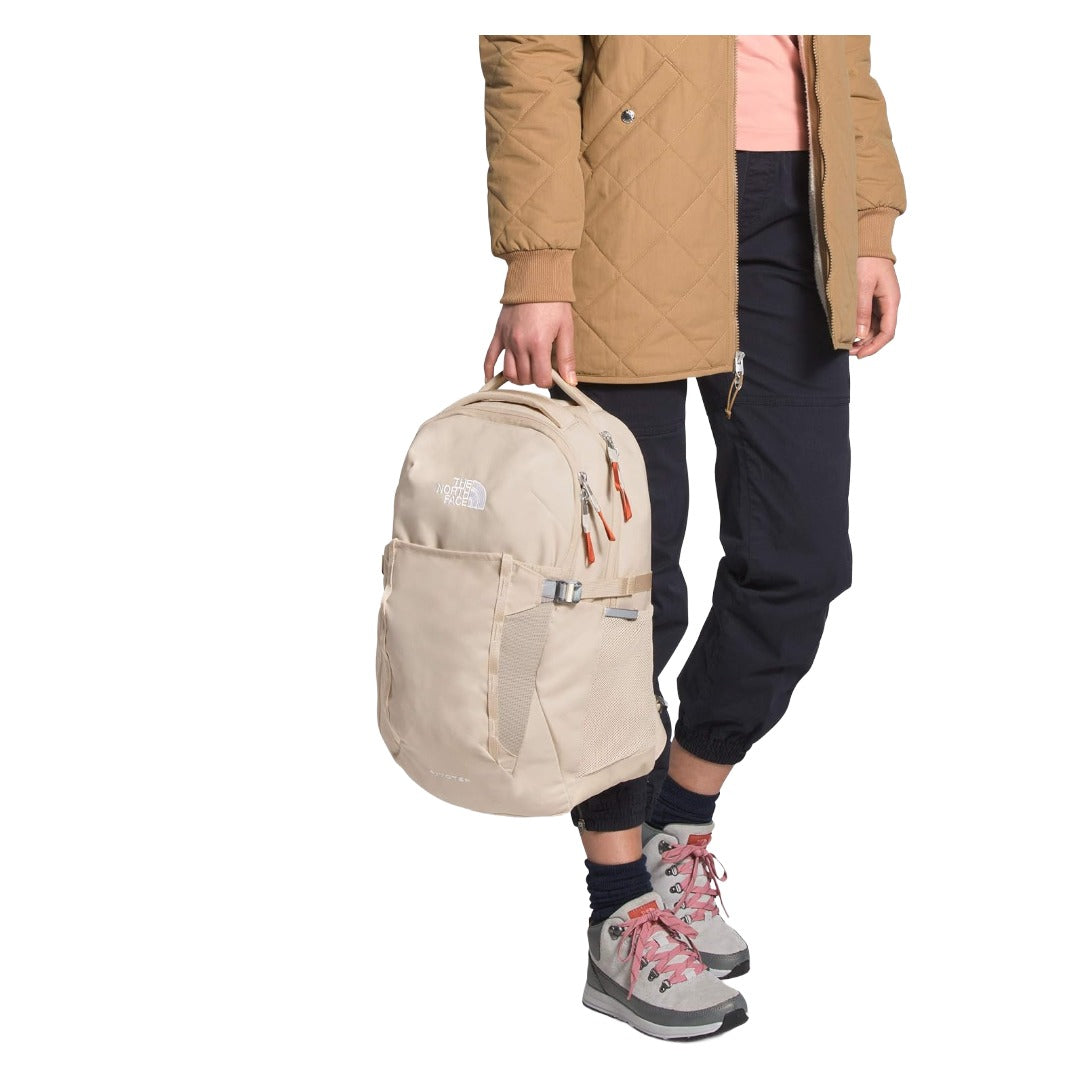 The North Face Women's Pivoter Backpack - Bleached Sand/Burnt Ochre