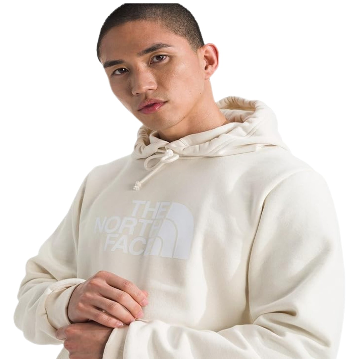 The North Face Men's Evolution Half Dome Hoodie - White Dune