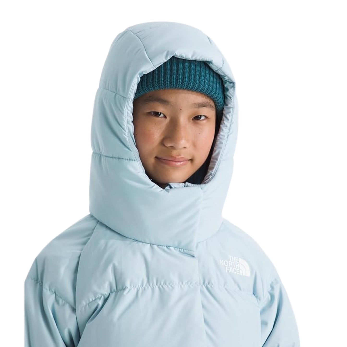 The North Face Girls’ North Down Hooded Jacket - Polar Haze