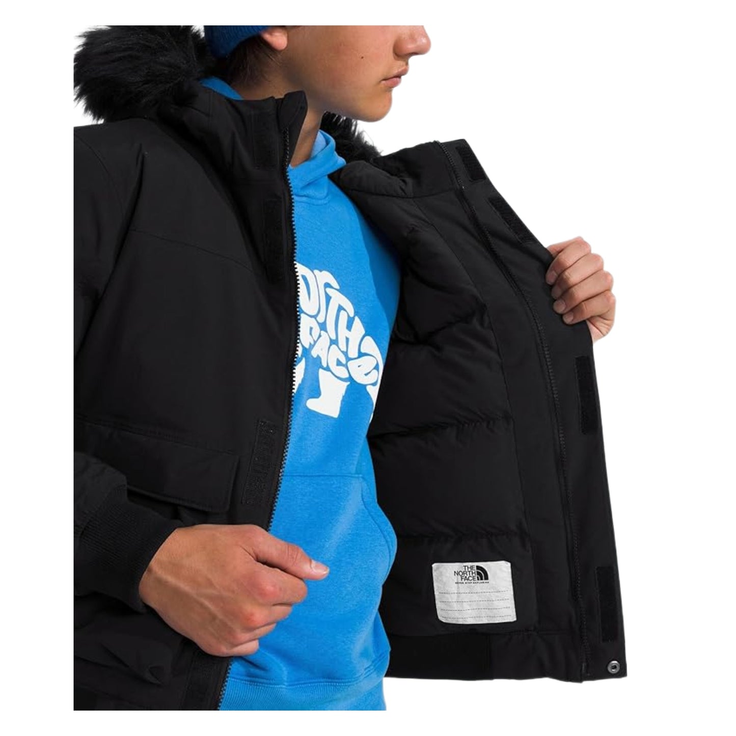 The North Face Teen McMurdo Hooded Jacket - Black