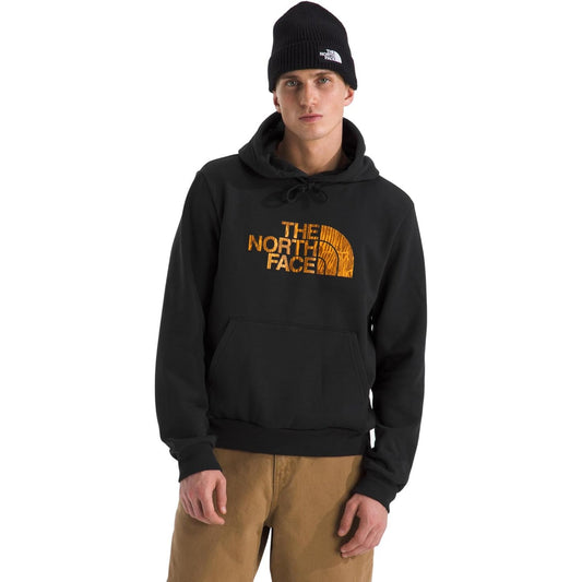 The North Face Men's Evolution Regenerative Ink Half Dome Hoodie - Black/Summit Gold