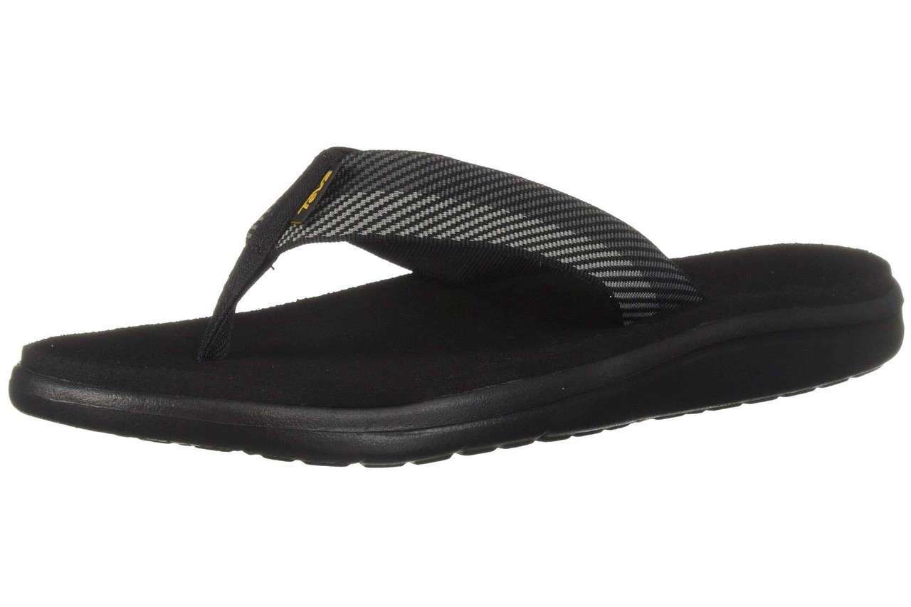 Teva Men's Voya Flip Flops #1019050 Vori Black Gray
