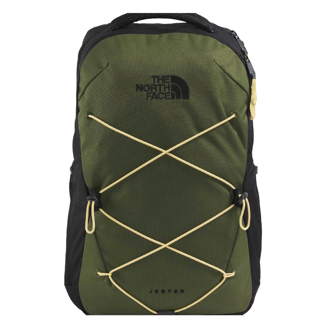 The North Face Jester Everyday Laptop Backpack - Woodland Green/TNF Bl   runnwalk