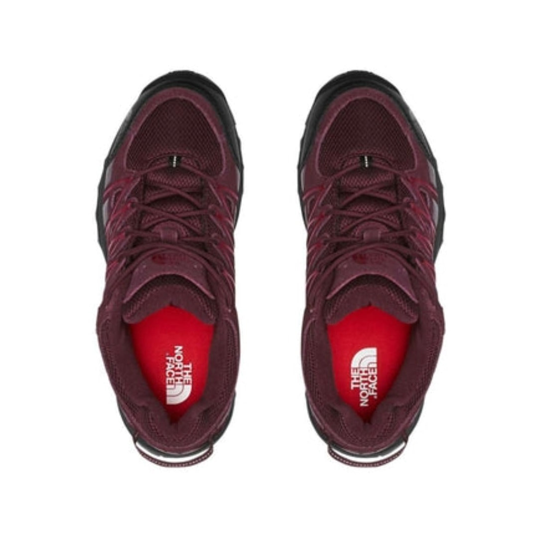 The North Face Women's Storm III Waterproof Hiking Boots - FIG/RUMBA RED