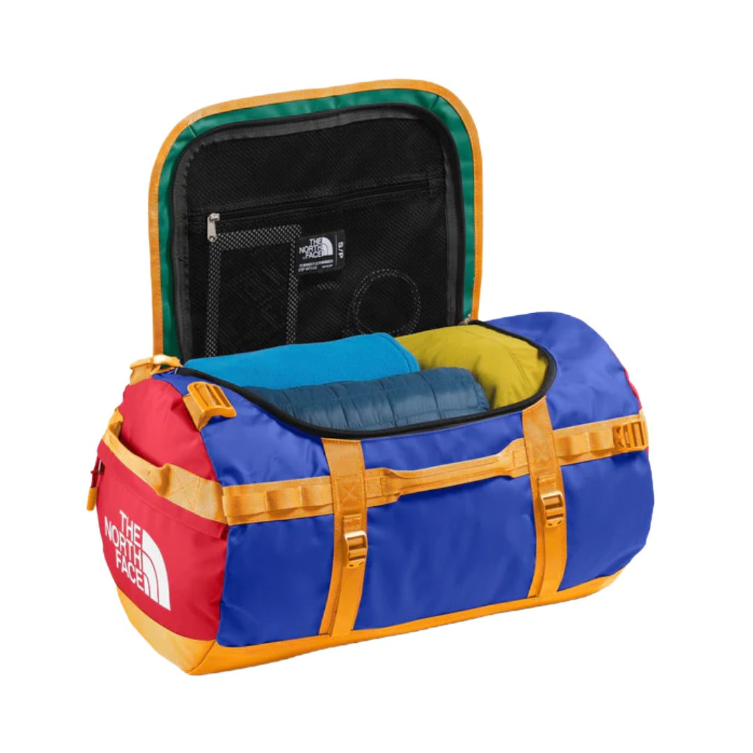 The North Face Base Camp Duffel - S(50L) TNF Blue / TNF Red / Summit Gold