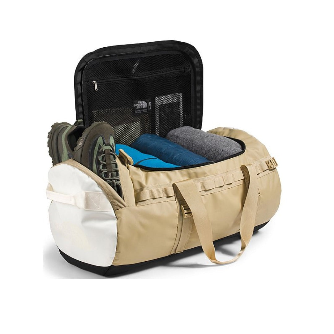 The North Face Base Cam Duffel - M(71L) Khaki Stone/White