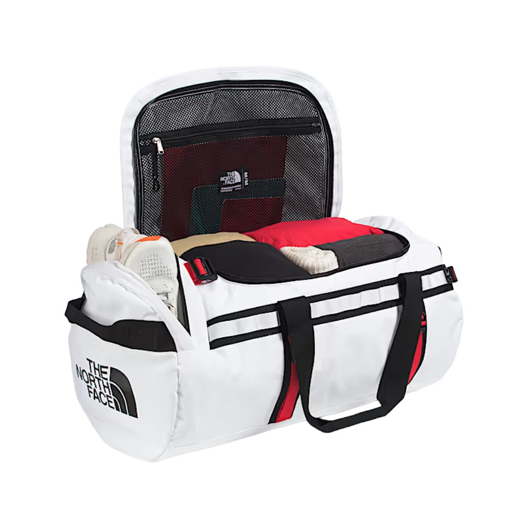 The North Face Base Cam Duffel - M(71L) TNF White/TNF Black/Elevation Red