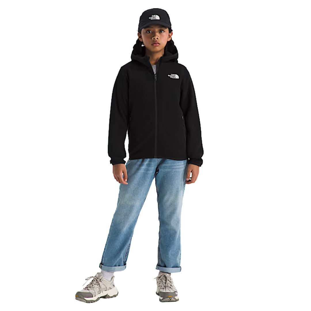 The North Face Boys’ & Girls’ Glacier Full-Zip Hoodie - TNF Black