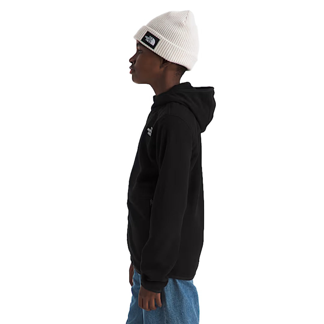 The North Face Boys’ & Girls’ Glacier Full-Zip Hoodie - TNF Black
